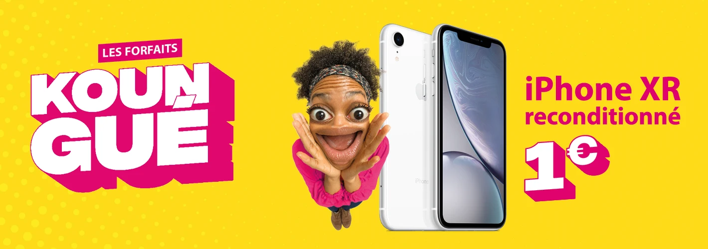 Offre forfait Koungué Iphone XR